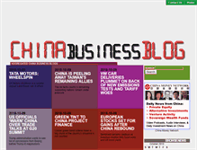 Tablet Screenshot of chinabusinessblog.com